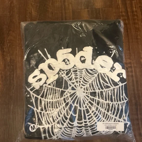 OG Black spider hoodie size M
